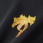 Palm Angels Burning Palm Oversized T-shirt in Cotton-jersey