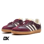 Adidas Samba OG Maroon Gold Metallic (W)