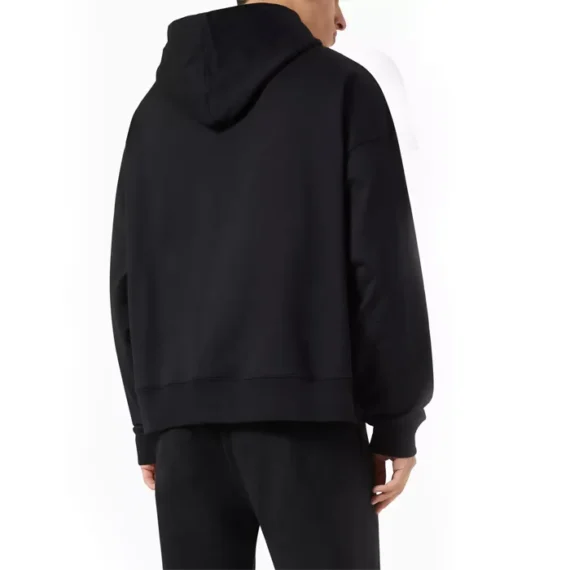 Palm Angels Monogram Pin Hoodie in Cotton