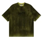 Aape Logo-decorated dyed T-shirt Sage Green
