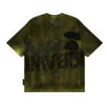 Aape Logo-decorated dyed T-shirt Sage Green