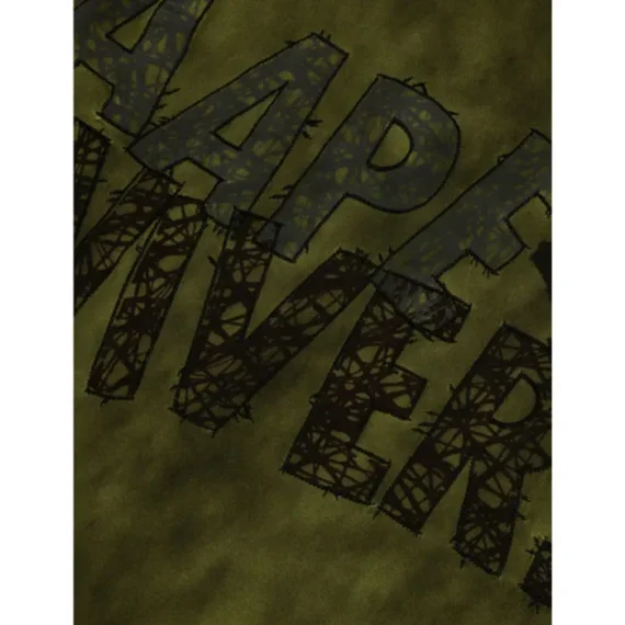 Aape Logo-decorated dyed T-shirt Sage Green