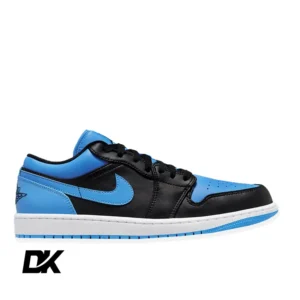 Air Jordan 1 Low Black University Blue-2
