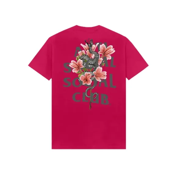 Anti Social Social Club Hokkaido Tee Sangria