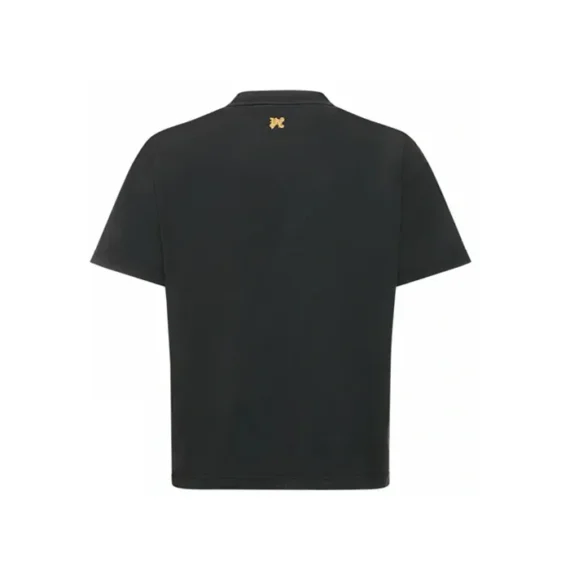 PALM ANGELS - Burning Monogram Cotton T-shirt