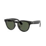 Ray-Ban Meta Low Bridge Fit Headliner 'Shiny Black Lenses G-15 Green'