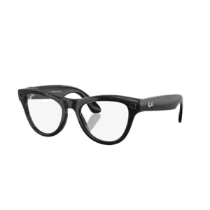 Ray Ban Meta Skyler ‘Shiny Black’ Lenses- Clear_Amethyst-2