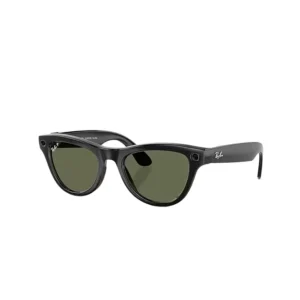 Ray Ban Meta Skyler Shiny Black Lenses - G-15 Green
