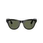 Ray Ban Meta Skyler Shiny Black Lenses - G-15 Green