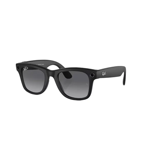 Ray Ban Meta Smart Glasses - Wayfarer Matte Black Graphite Lenses