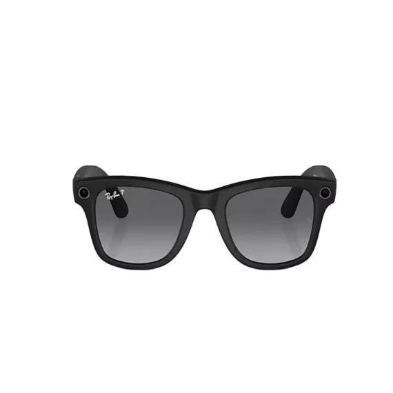 Ray Ban Meta Smart Glasses - Wayfarer Matte Black Graphite Lenses