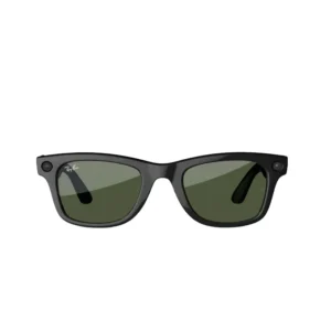 Ray Ban Meta Smart Glasses – Wayfarer Shiny Black G-15 Green Lenses-2