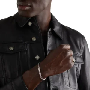 42 SUN 14-Karat White Gold Pink Sapphire Tennis Bracelet-2