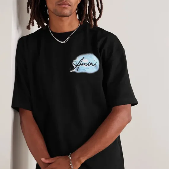 Amiri Crystal-Embellished Logo-Print Cotton-Jersey T-Shirt