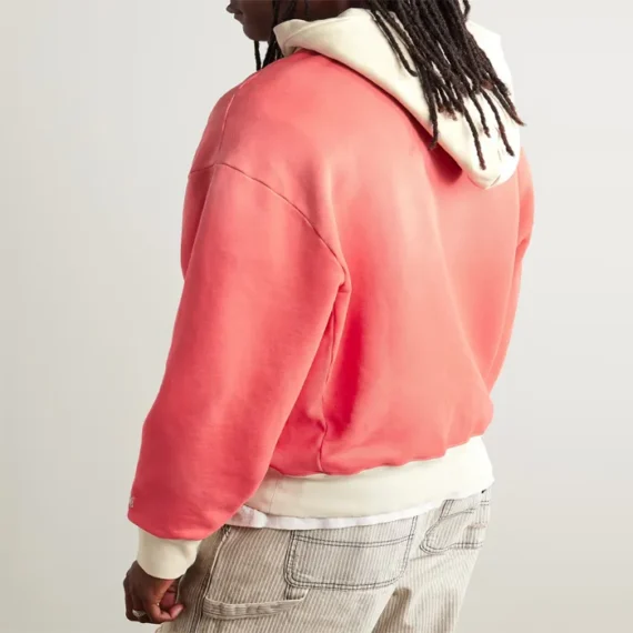 Amiri Logo-Appliquéd Colour-Block Cotton-Jersey Hoodie