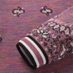 Amiri Space-Dyed Bandana-Jacquard Cotton Polo Shirt