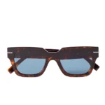 FENDI EYEWEAR Fendigraphy Square-Frame Tortoiseshell Acetate Sunglasses