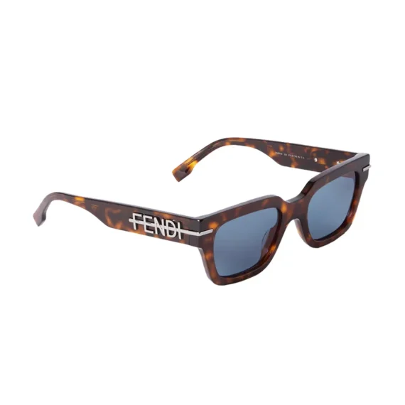 FENDI EYEWEAR Fendigraphy Square-Frame Tortoiseshell Acetate Sunglasses