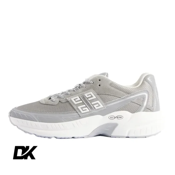 GIVENCHY NFNTY-52 Logo-Appliquéd Suede, Mesh and Leather Sneakers