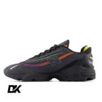 New Balance M1000 Embroidered Reflective Faux Leather and Mesh Sneakers COLOUR BLACK