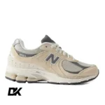 New Balance 2002R leather-trimmed mesh and suede sneakers Color: Beige