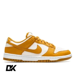 Nike Dunk Low Next Nature Phantom Gold Suede (W) Color: YELLOW
