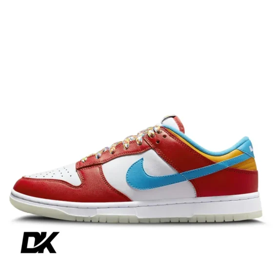 Nike Dunk Low QS LeBron James Fruity Pebbles Color: RED